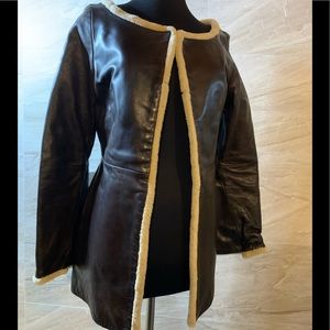 Billy Reid leather coat😍
